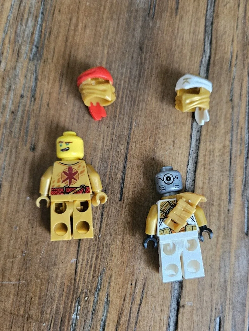 Lego Ninjago Kai And Zane Crystalized Minifigures